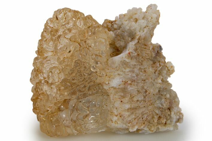 Botryoidal Hyalite Opal with Chalcedony - Mexico #324361